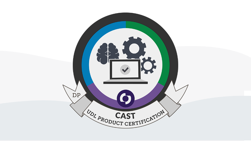CAST UDL Product Credential badge
