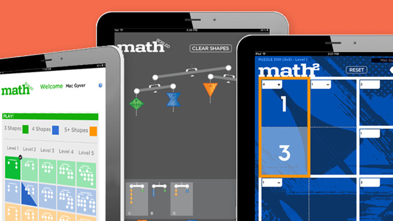 Image showing three iSolveIt math apps
