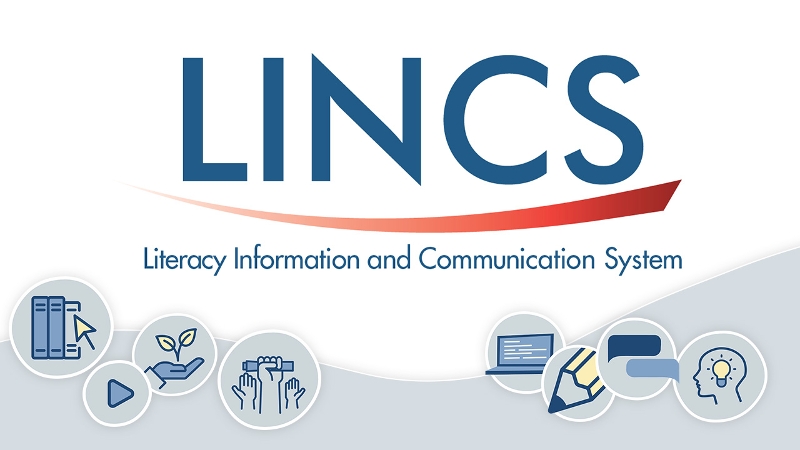 Literacy Information and Communication System (LINCS) logo with various icons representing the UDL Modules