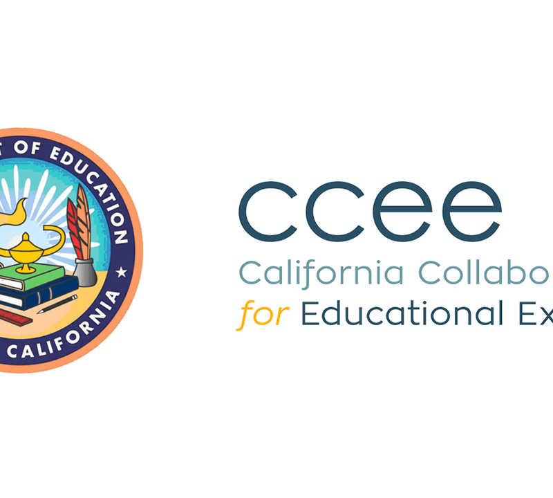 California Department of Education and California Collaborative for Excellence in Education logos