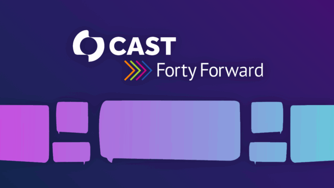 Logo: CAST Forty Forward
