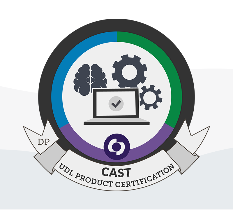 UDL Product Certification badge from CAST found on the Digital Promise platform