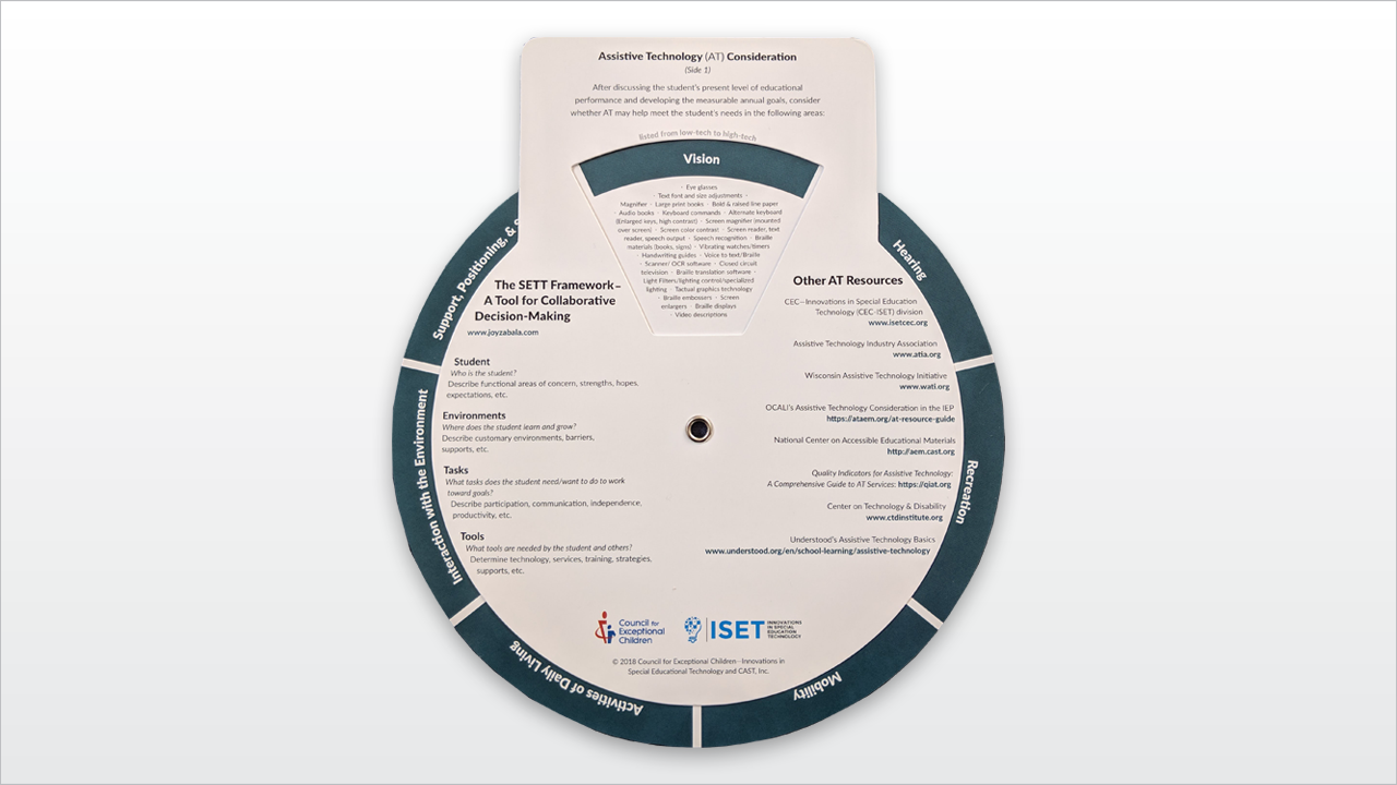 Assistive Technology Wheel