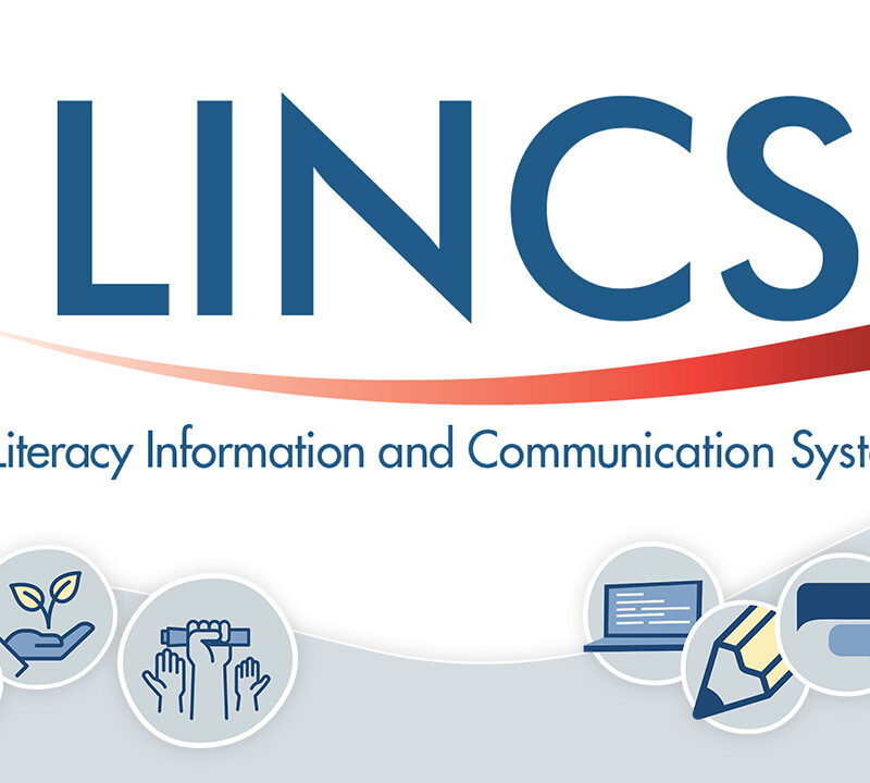 Literacy Information and Communication System (LINCS) logo with various icons representing the UDL Modules