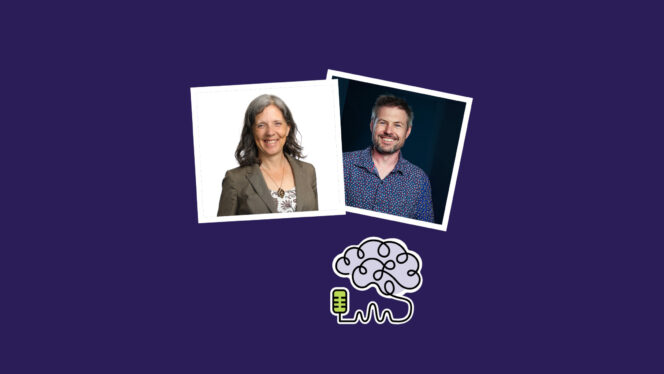Headshots of Podcast guests Kris Astle and Matt Harrison